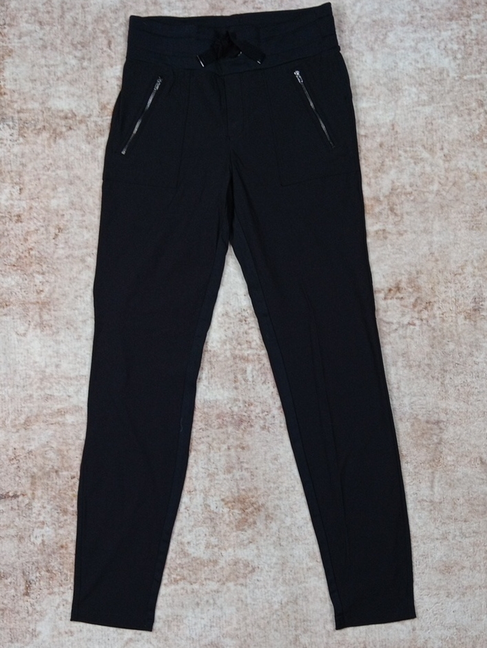 Athleta Slim Straight Active Black Workout Pants Womens Size 4 Tall